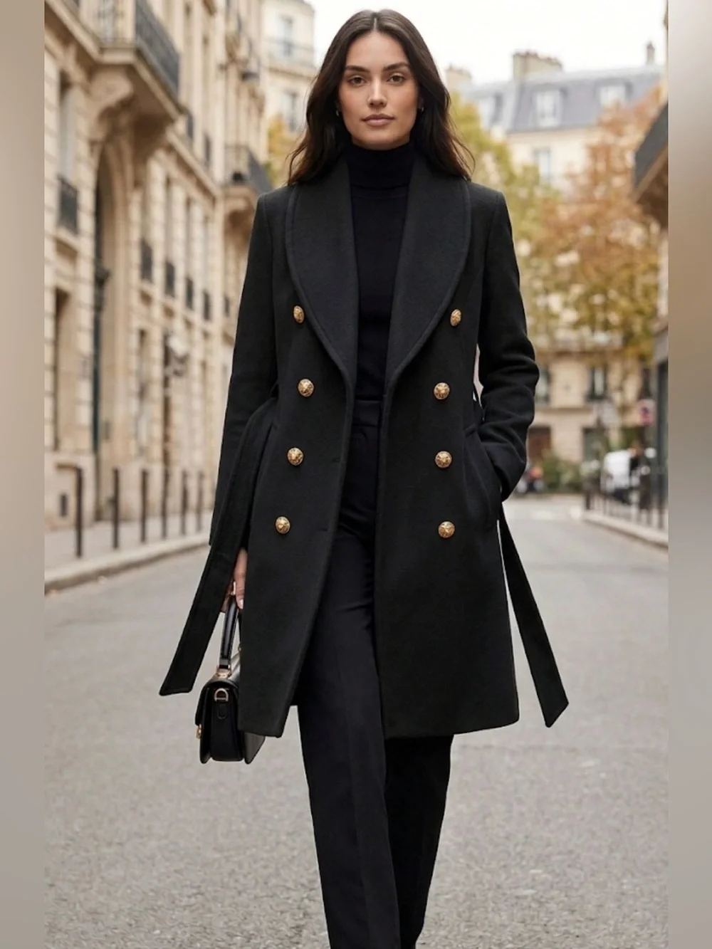 Authentic Balmain X H&M Collab wool blend Coat